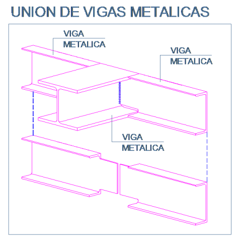 union_de_vigas_metalicas_heb_upn_en_borde_bloque_dwg_detalle
